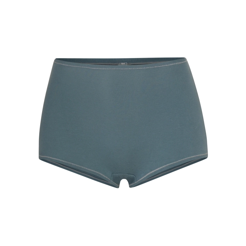 COTTON JERSEY BOY SHORT | KYANITE