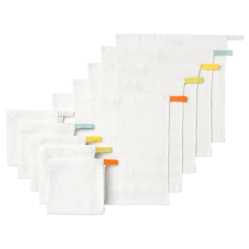 KRAMA washcloth, white, 30x30 cm (12x12") - IKEA CA