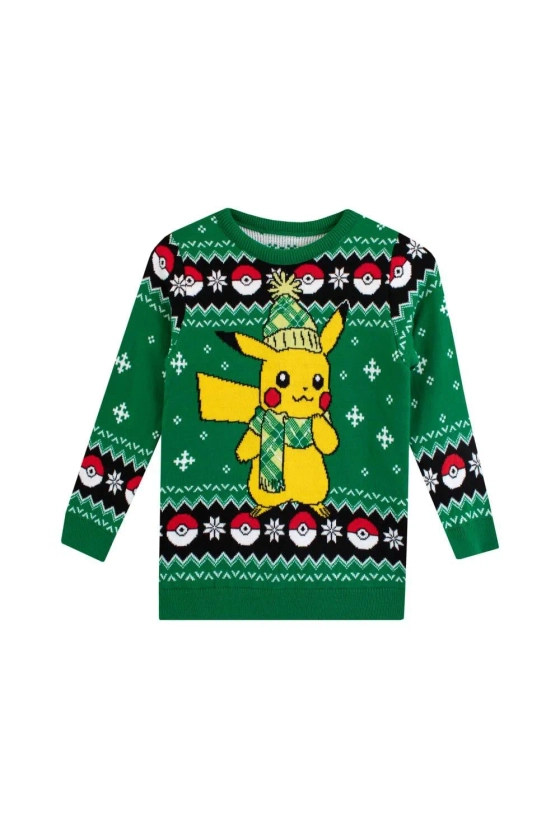 Jumpers & Cardigans | Pikachu Christmas Jumper | Pokemon