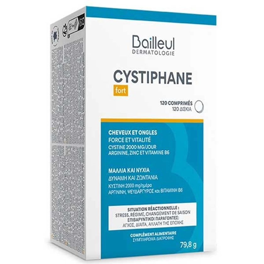 Cystiphane Cheveux & Ongles 120 comprimés | Atida | Santediscount