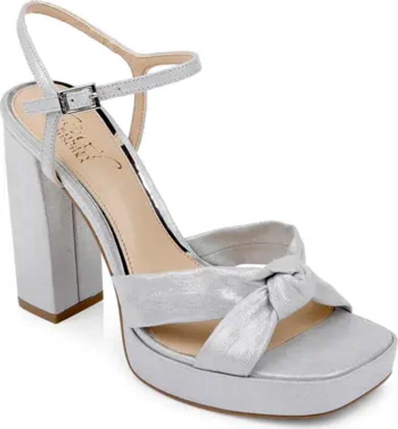 Jewel Badgley Mischka Valencia Ankle Strap Platform Sandal (Women) | Nordstromrack