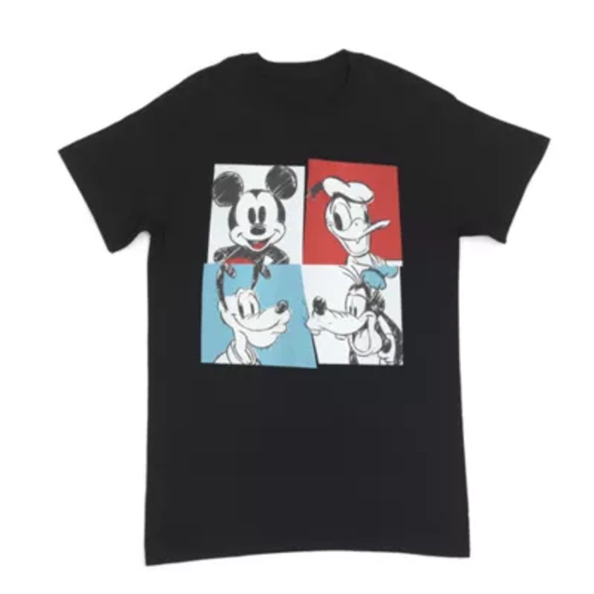 Mickey and Friends Sketch Customisable T-Shirt For Adults | Disney Store