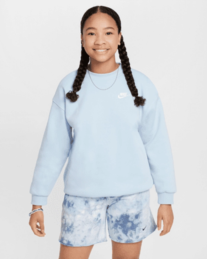 Nike Sportswear Club Fleece Big Kids' Oversized Sweatshirt