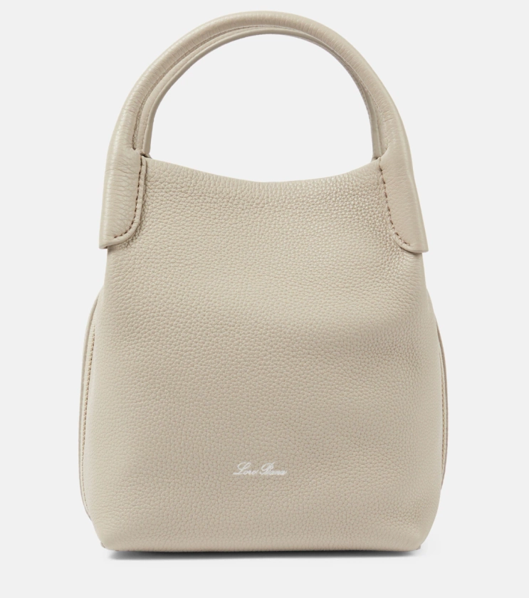 Bale Small leather tote bag in white - Loro Piana | Mytheresa