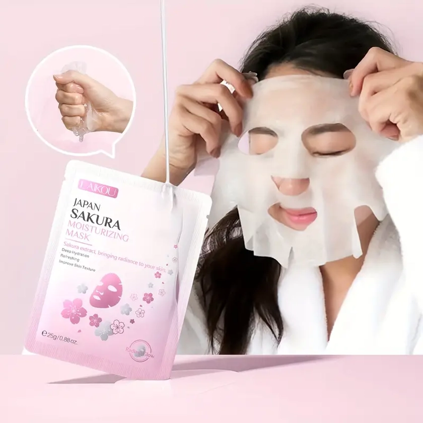 Snail Collagen Vitamin C Facial Mask Set: Hydrating - Temu