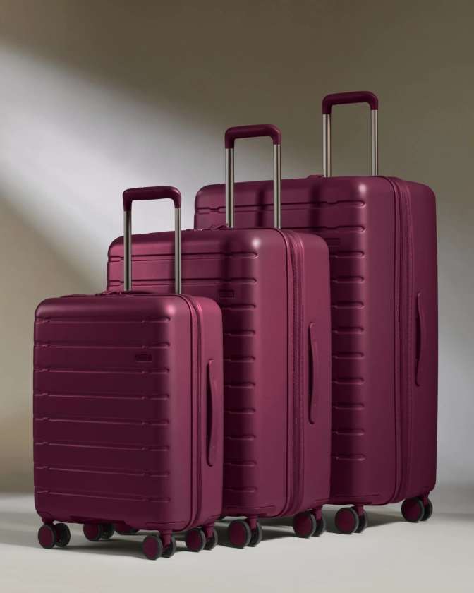 Stamford 2.0 Set of 3 Luggage Red | Hard Luggage | Antler