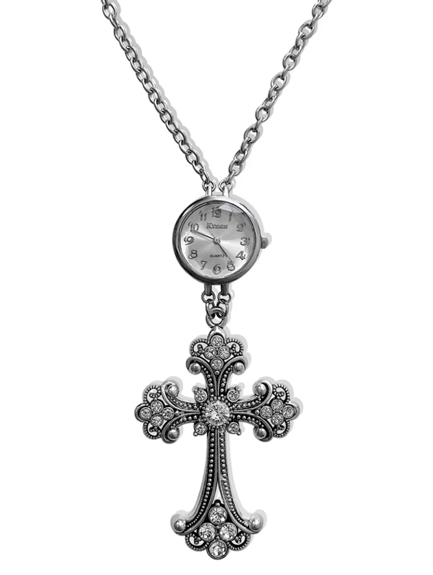 VENETA CROSS WATCH NECKLACE