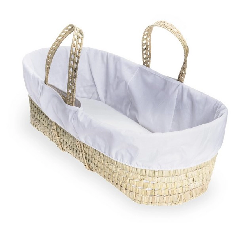Buy Clair de Lune White Essentials Moses Basket | Cribs and moses baskets | Argos