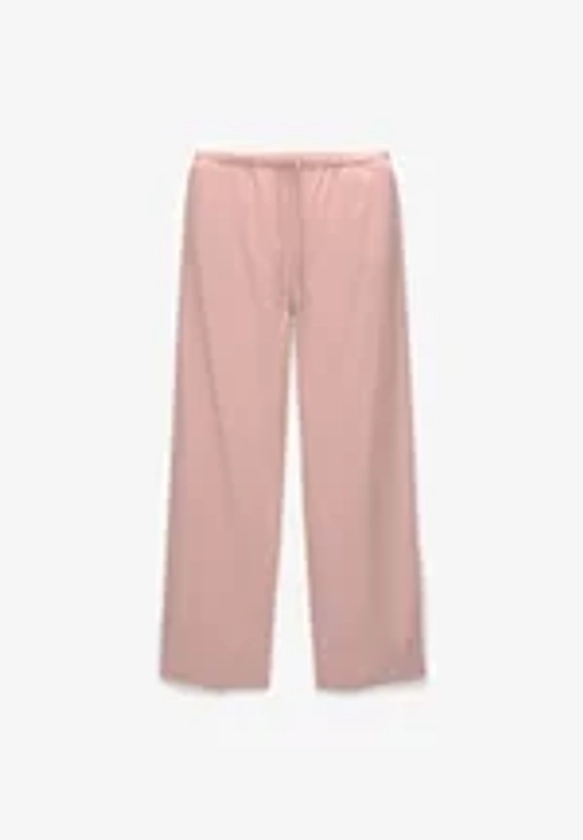 PULL&BEAR LOOSE-FITTING RUSTIC - Pantalon classique - pink/rose - ZALANDO.FR