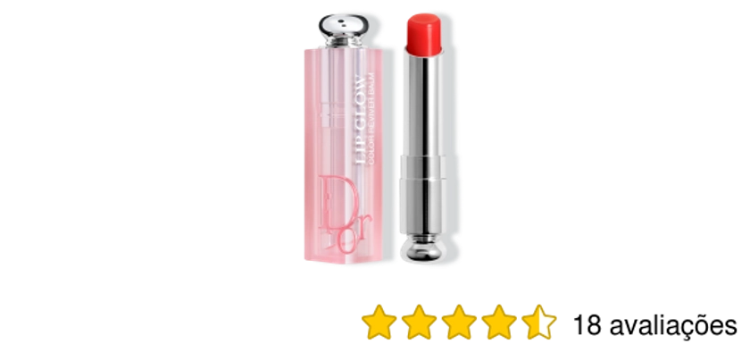 Batom Dior Addict Lip Glow | Beleza na Web