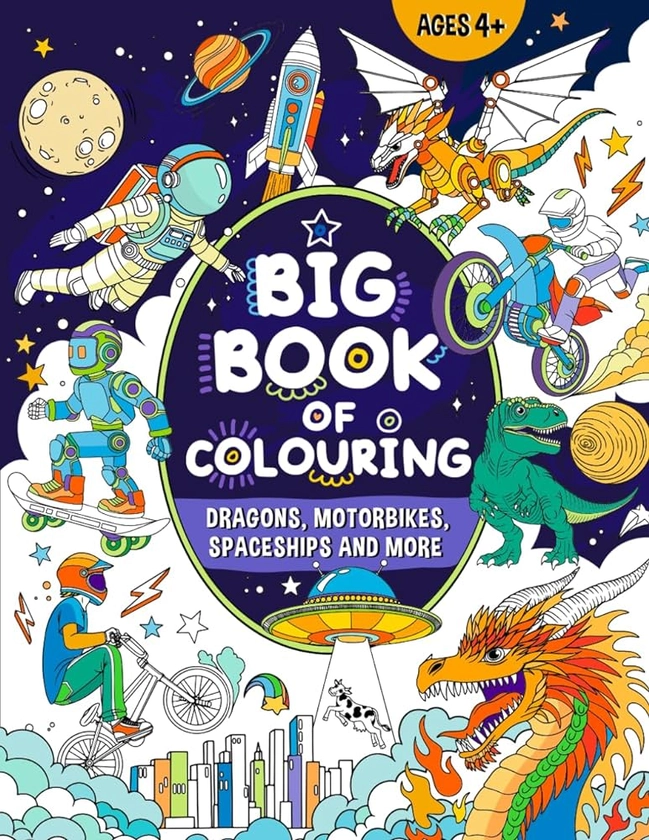 Big Book of Colouring for Boys: For Children Ages 4+ (Big Books of Colouring (Ages 4+))