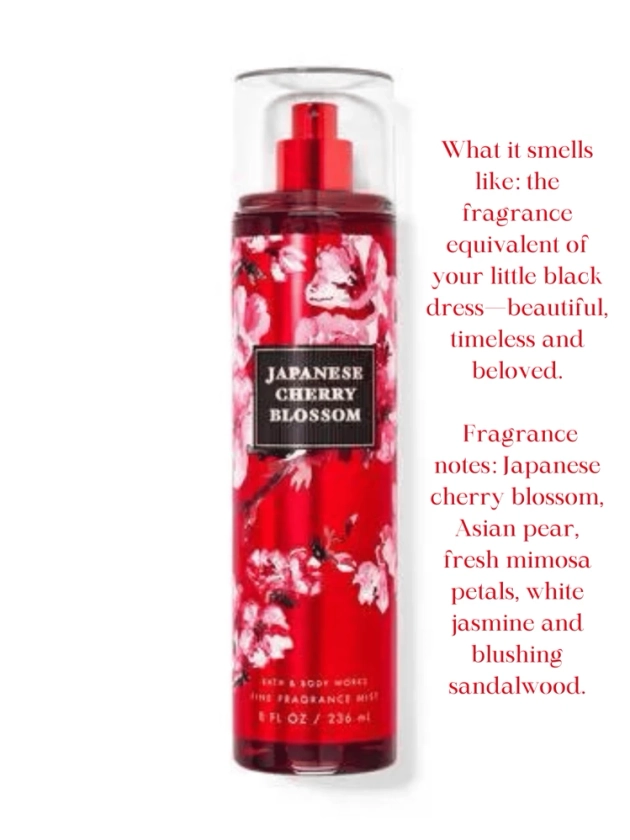 Bath & Body Works Bath And Body Works Body Spray Body Mist Fragrance