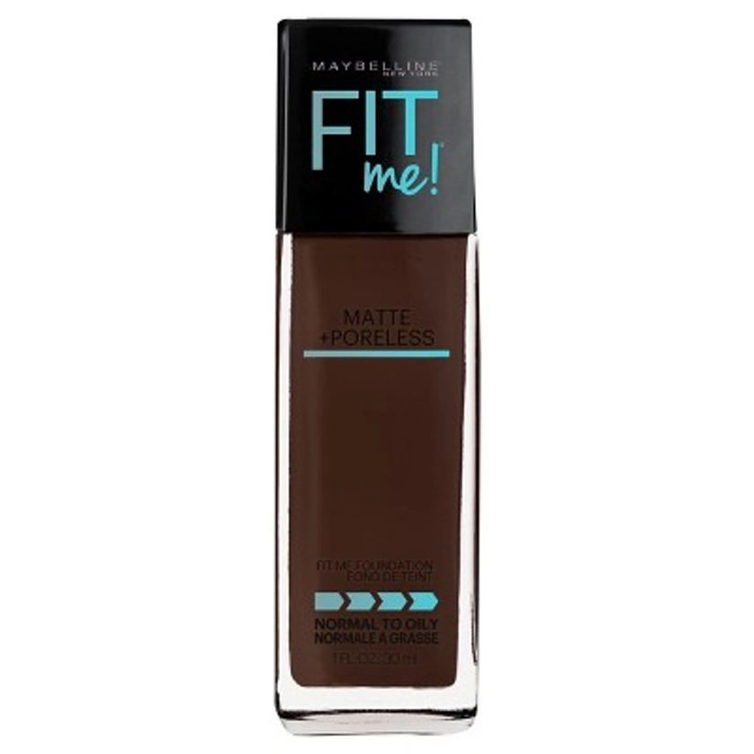 Maybelline Fit Me Matte + Poreless Oil Free Liquid Foundation - 1 fl oz