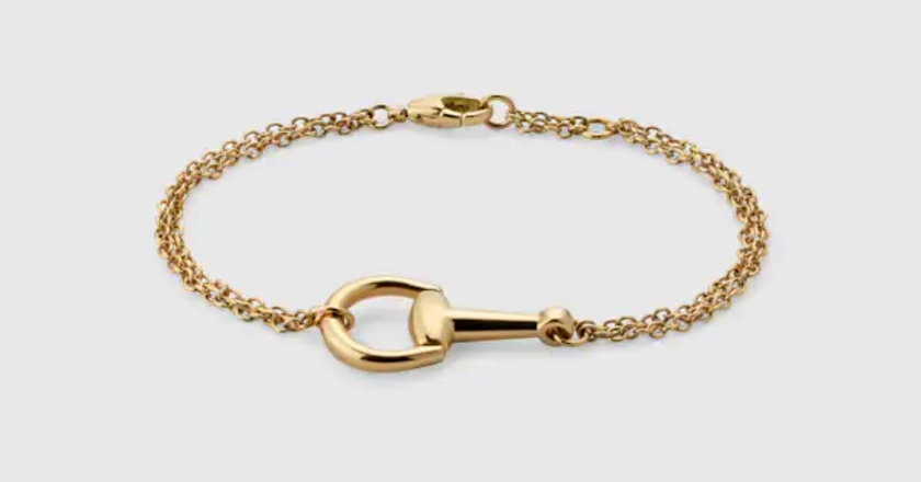 Gucci Bracelet chaîne à motif Mors 18 carats