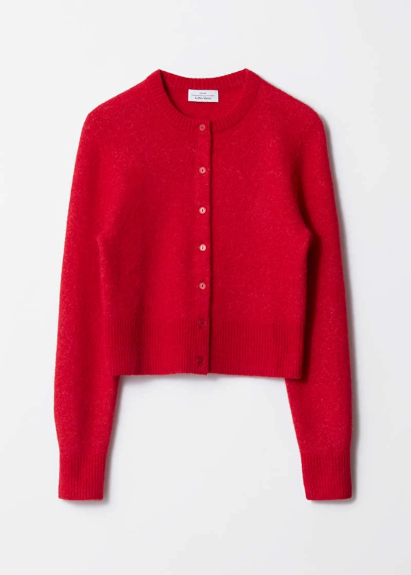 Wool-Blend Knit Cardigan - Red - & Other Stories GB