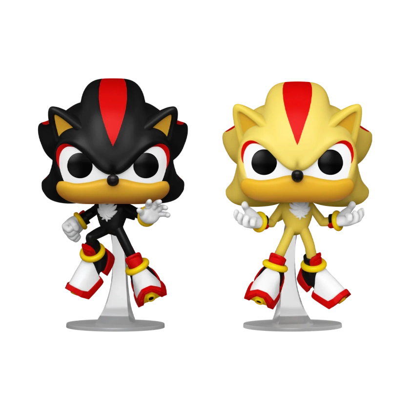 SHADOW AND SUPER SHADOW (GLOW) - SONIC THE HEDGEHOG