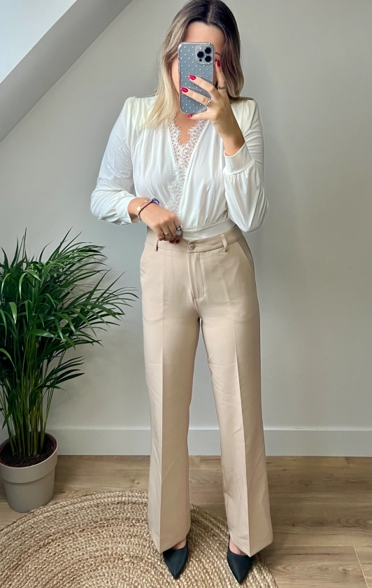 PANTALON LAURA BEIGE