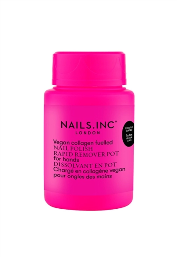 Powered by Vegan Collagen Nail Polish Remover Neon Pink