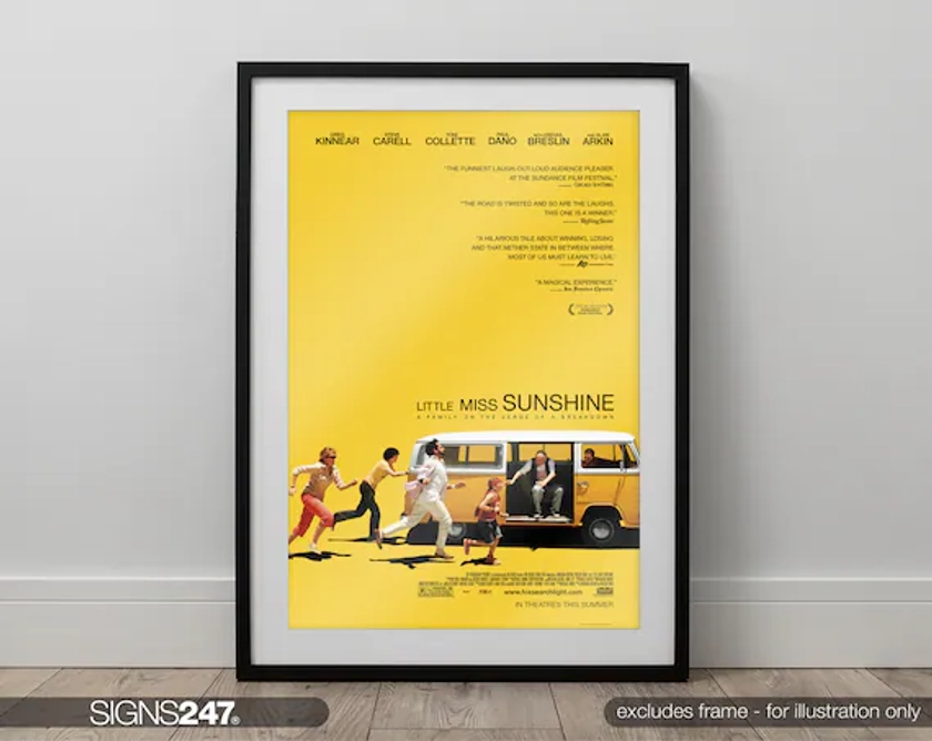 Little Miss Sunshine Movie Poster | Greg Kinnear | Steve Carell | Toni Collette | 2006 | Movie Prints For Cinema Rooms | A0 A1 A2 A3 A4 A5