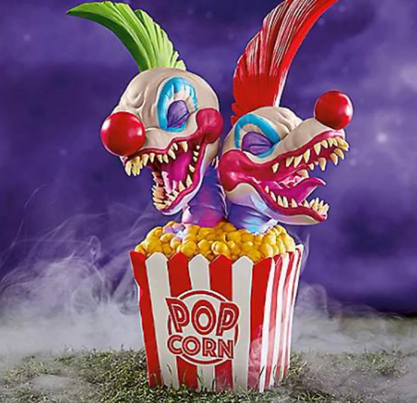 Killer Klowns From outer Space Light-up Popcorn Box Statue | Mad About Horror