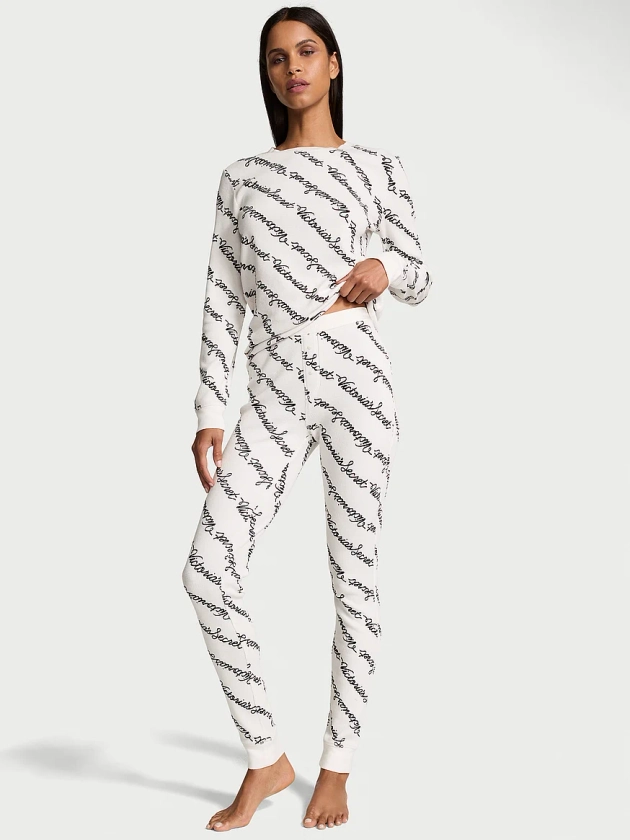 Buy Thermal Long Pajama Set - Order Pajamas Sets online 1125640300 - Victoria's Secret US