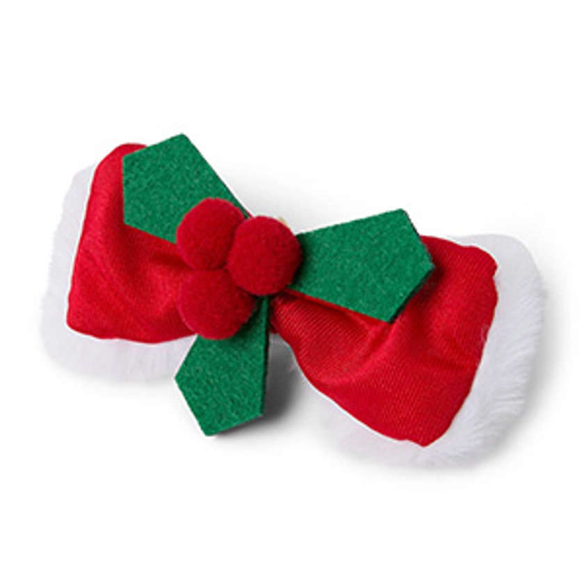 Pets at Home Christmas Holly Berry Dog Bowtie Red