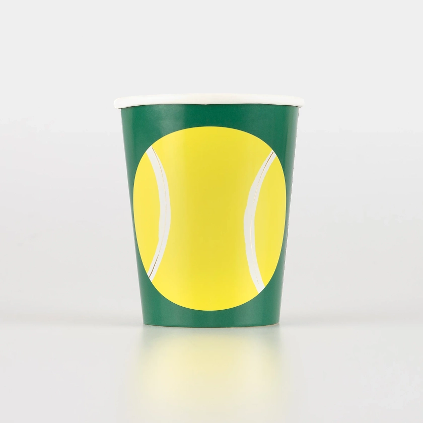 Tennis Party Cups