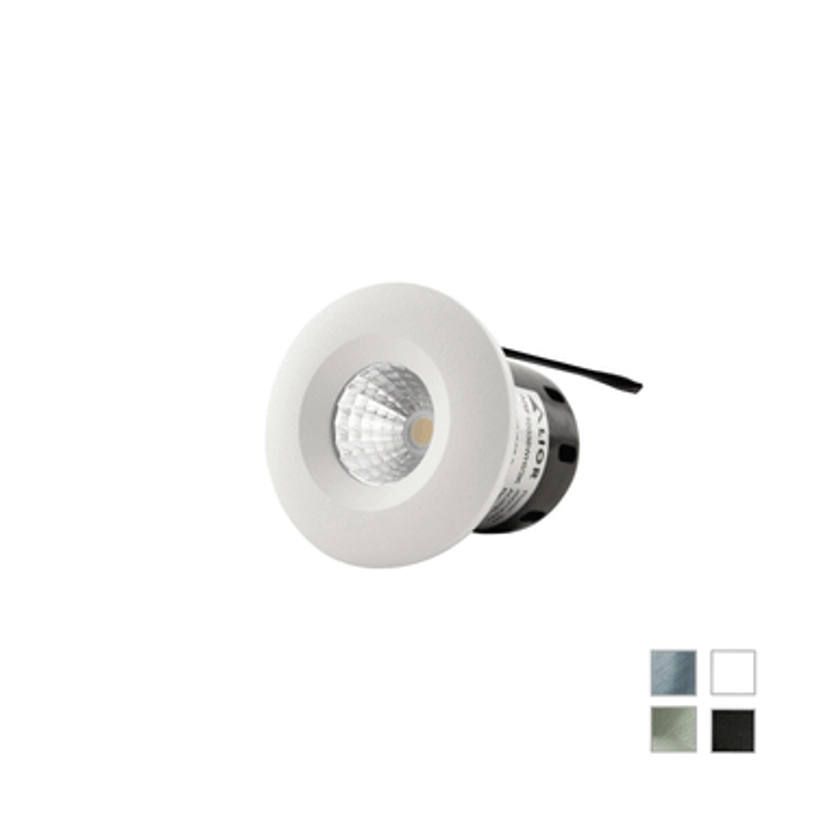Mini Downlight 3W Dimmable LED in 3000K IP65 Fire Rated