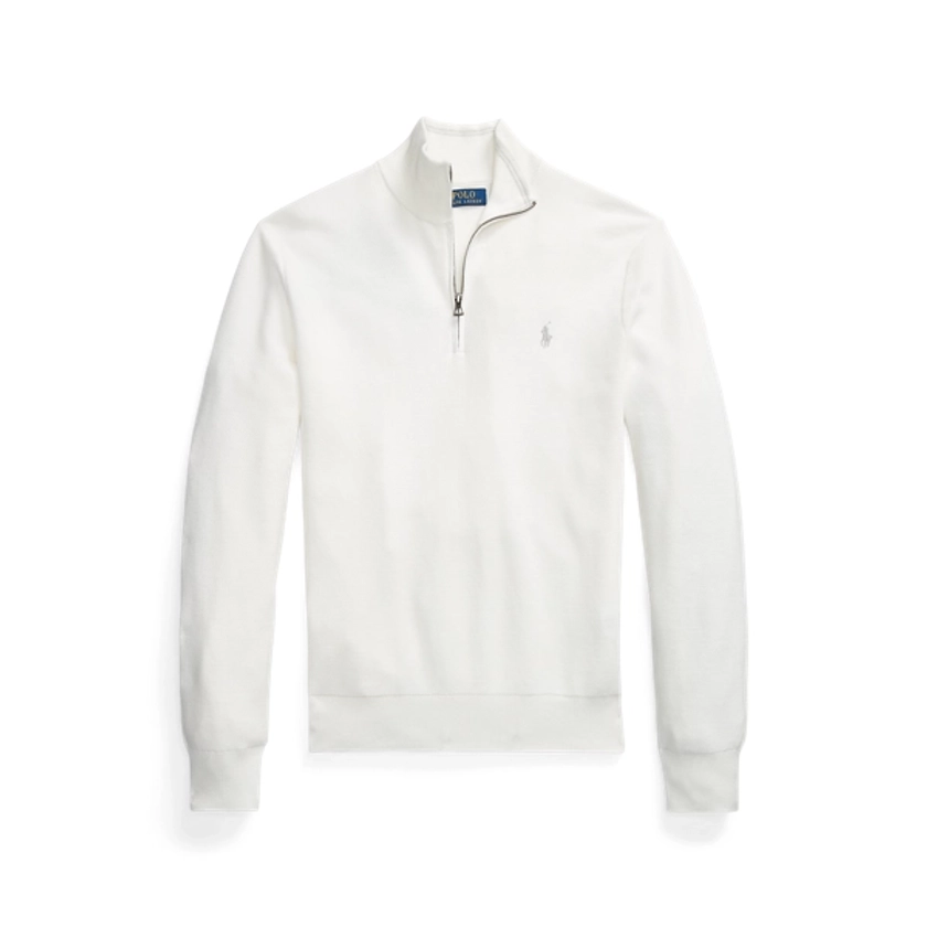 Mesh-Knit Cotton Quarter-Zip Jumper for Men | Ralph Lauren® BR