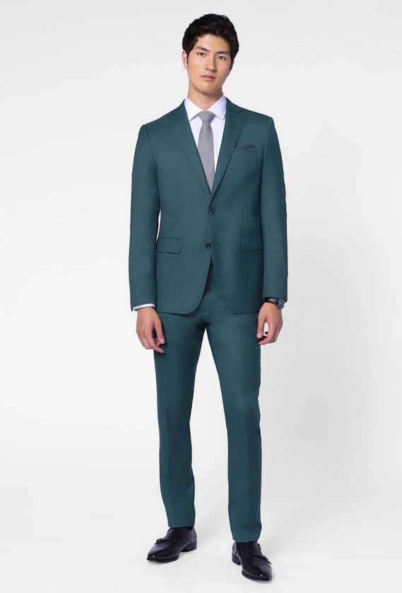 Custom Suits Made For You - Harrogate Hunter Green Suit | INDOCHINO