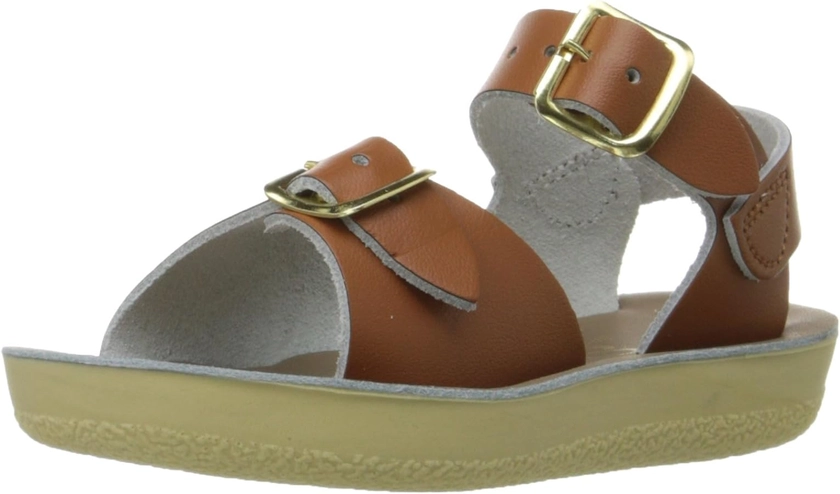 Amazon.com | Salt Water Sandals by Hoy Shoe Sun-San-Surfer Sandal,Tan,8 M US Toddler | Sandals