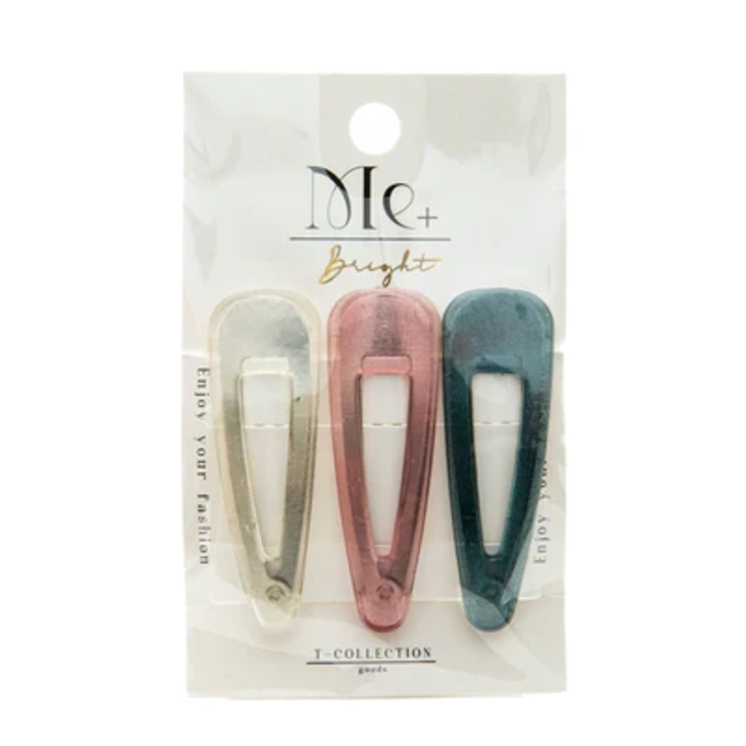 Me+ T-Collection Hair Clips (3pcs)