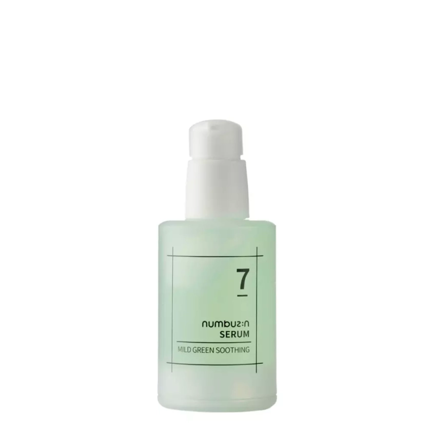Numbuzin - No.7 - Mild Green Soothing Serum - Zklidňující pleťové sérum - 50 ml