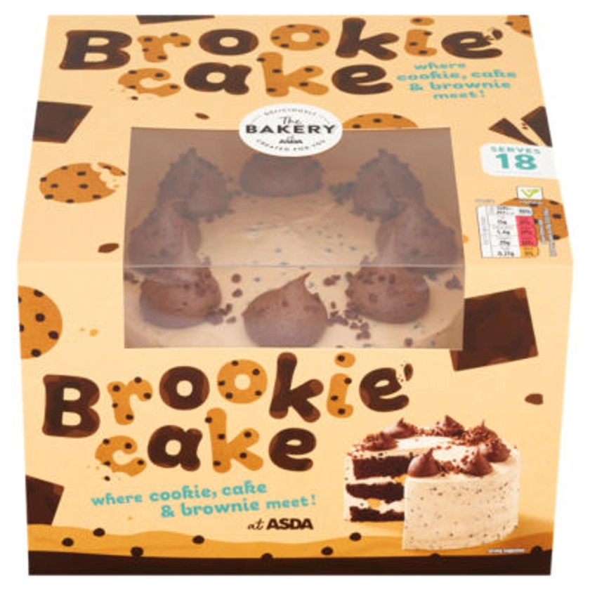 The BAKERY at ASDA Brookie Cake - ASDA Groceries