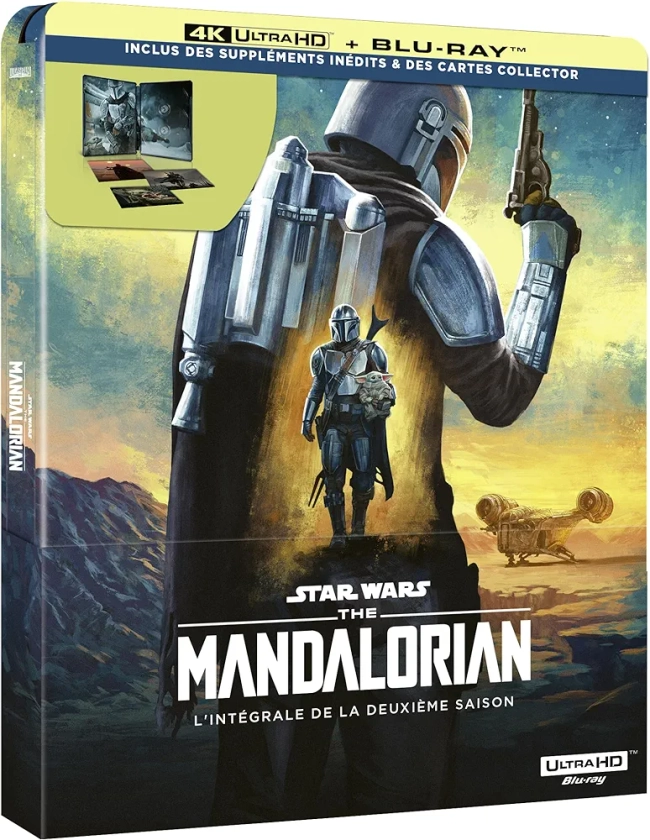 The Mandalorian-Saison 2 [4K Ultra HD + Blu-Ray-Édition boîtier SteelBook]
