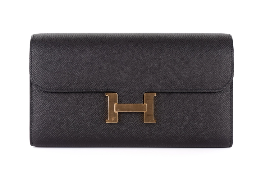 Hermès Constance To Go Epsom Black Gold Hardware - Luxury Shopping