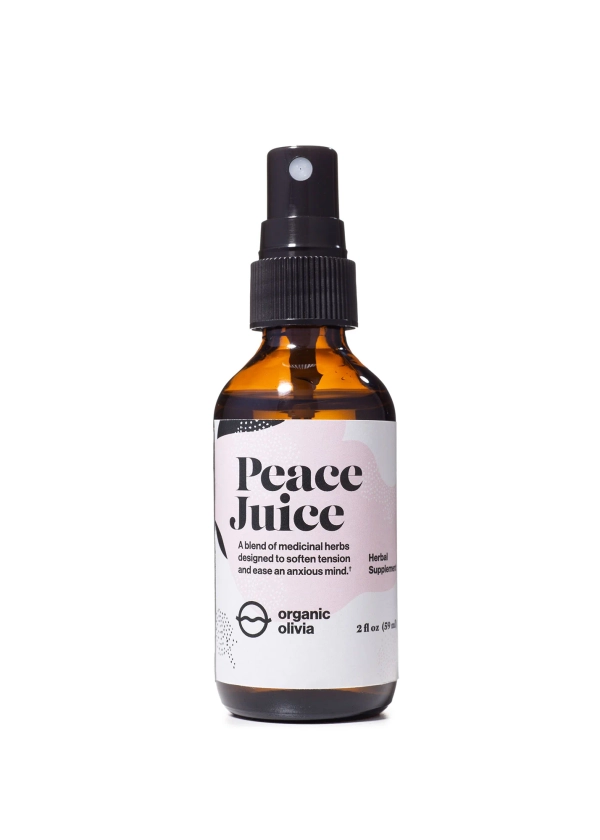 Peace Juice: Natural Tincture with Calming Herbs | Organic Olivia