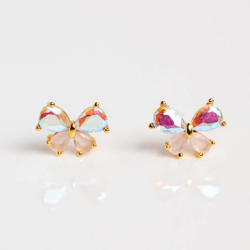 Kaleidoscope Butterfly Stud Earrings | Local Eclectic