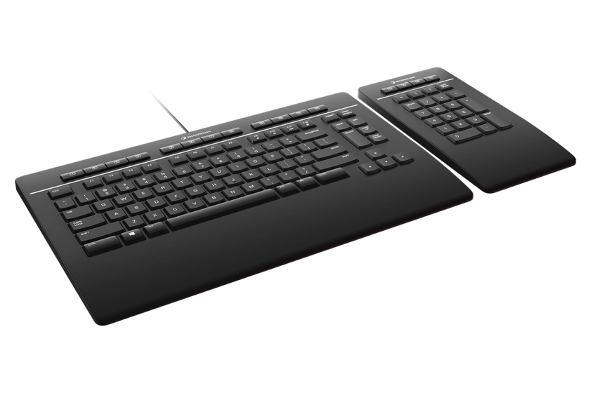 3Dconnexion US Keyboard Pro with Numpad - 3D and CAD professionals.