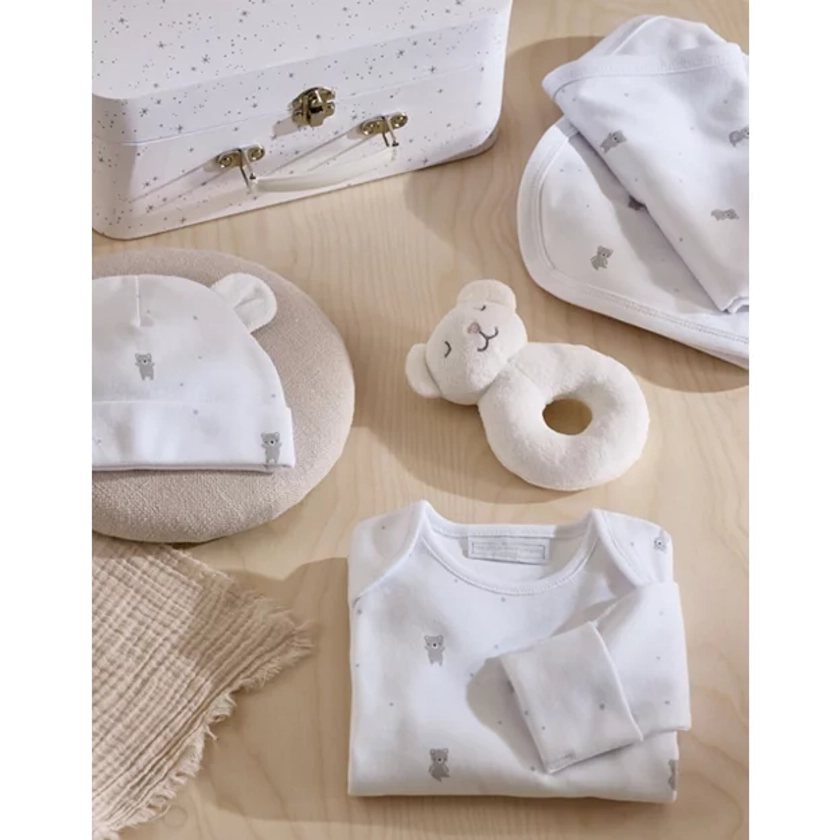 Organic Cotton Little Bear Gift Set (0–6mths) | Baby Gift Sets | The White Company