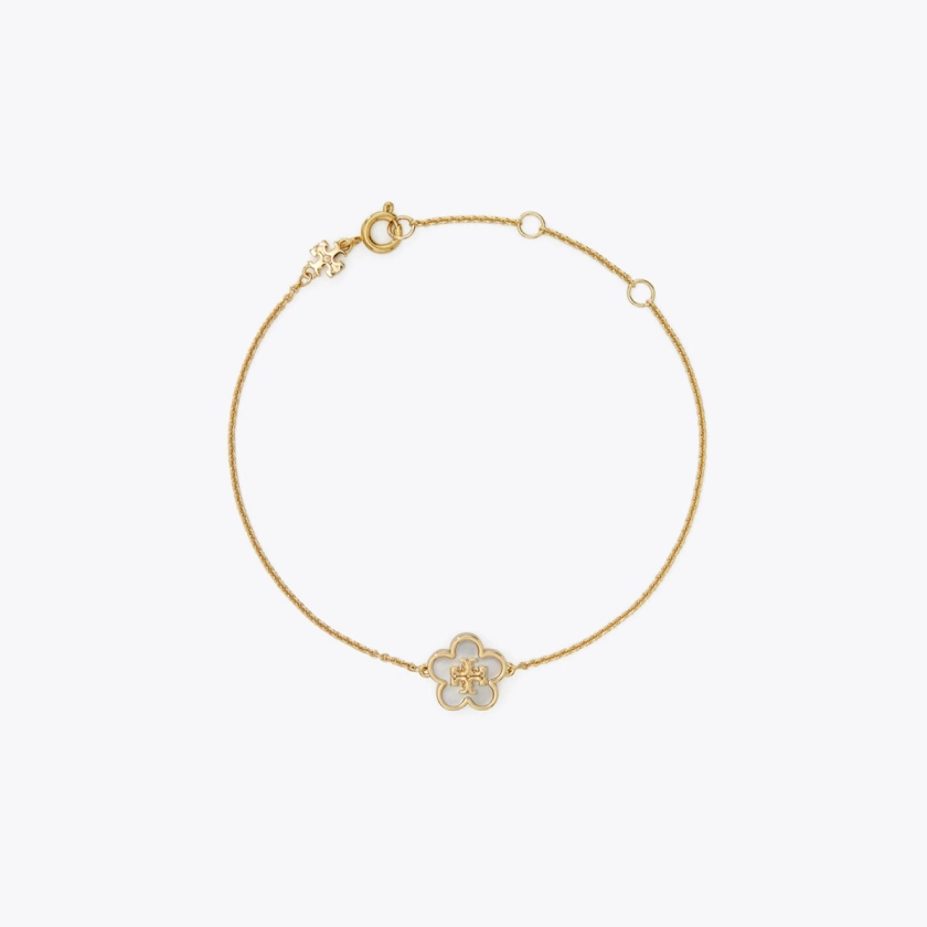 Kira Flower Bracelet: Women's Designer Bracelets | Tory Burch