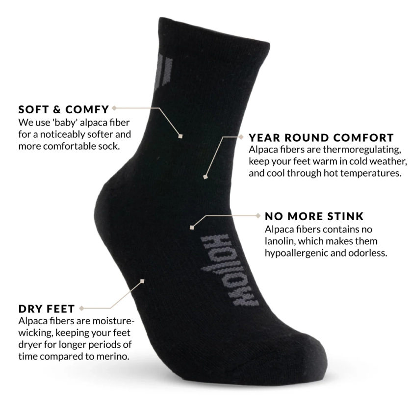 Ankle Socks | Hollow Performance Alpaca Socks