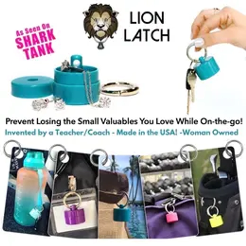 Lion Latch travel jewelry box - ring box - ring holder - jewelry organizer