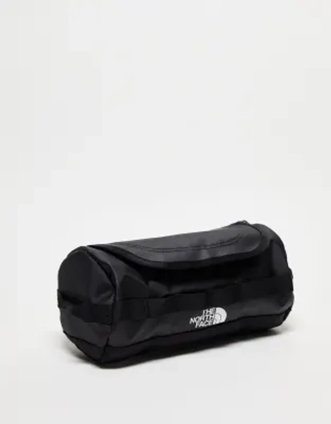 The North Face Base Camp small 3.5l Travel Canister wash bag with mirror in black | ASOS