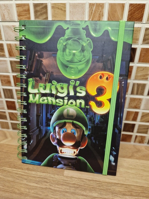Luigi's Mansion 3 Notebook Notepad Official Nintendo Merchandise Pyramid 2019