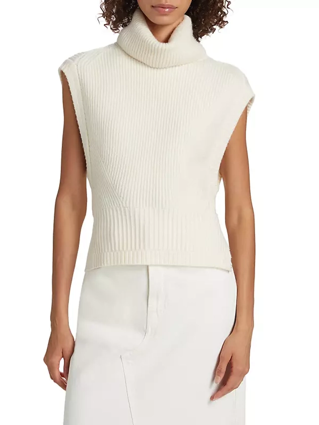 Shop SIMKHAI Maple Ribbed Sleeveless Top | Saks Fifth Avenue