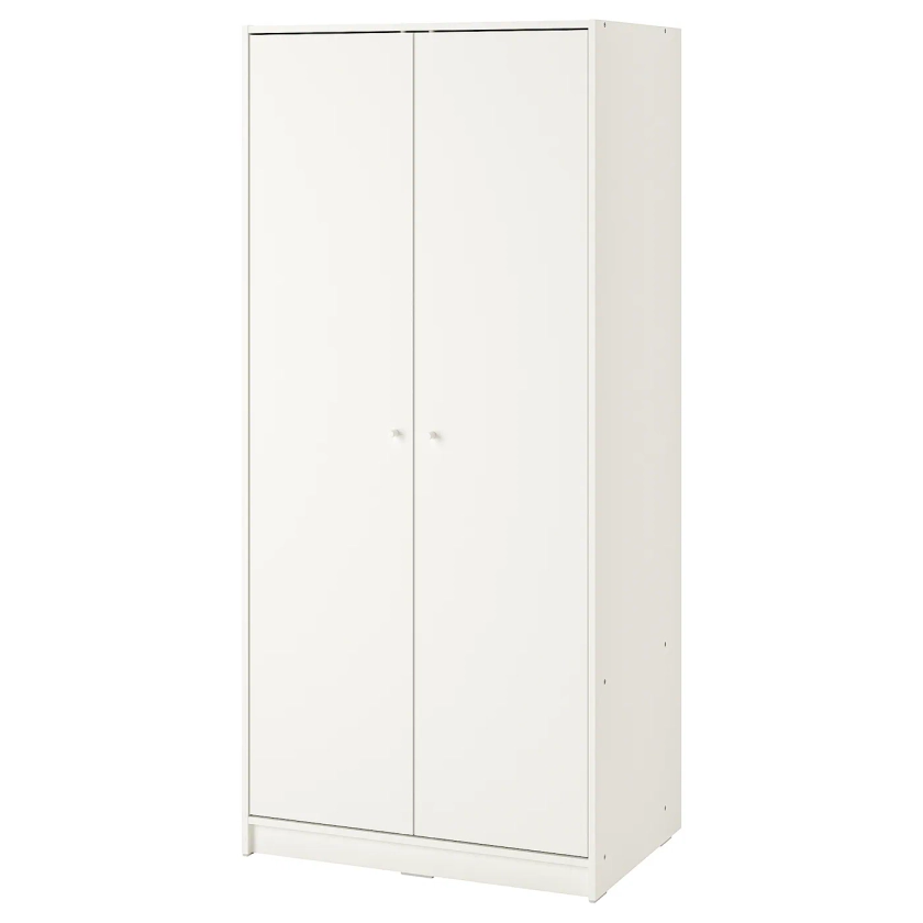 KLEPPSTAD Armoire 2 portes, blanc - IKEA