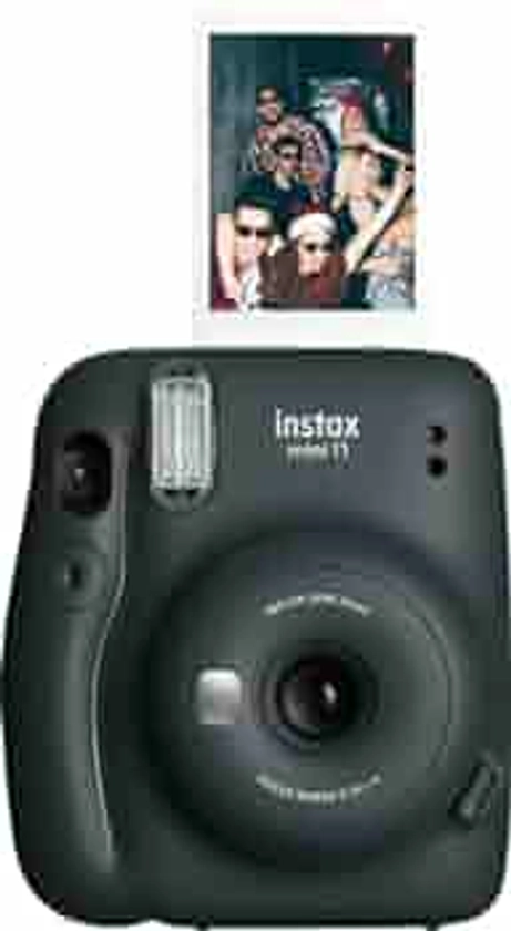 Fujifilm Instax Mini 11 Instant Camera, Charcoal Grey, 16654786