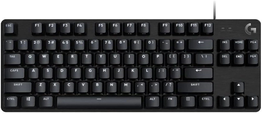 Logitech G413 TKL SE Clavier Gamer Mécanique - Rétroéclairé avec Switches Mécaniques Tactiles, Anti-Ghosting, Compatible avec Windows, macOS, Français AZERTY - Noir