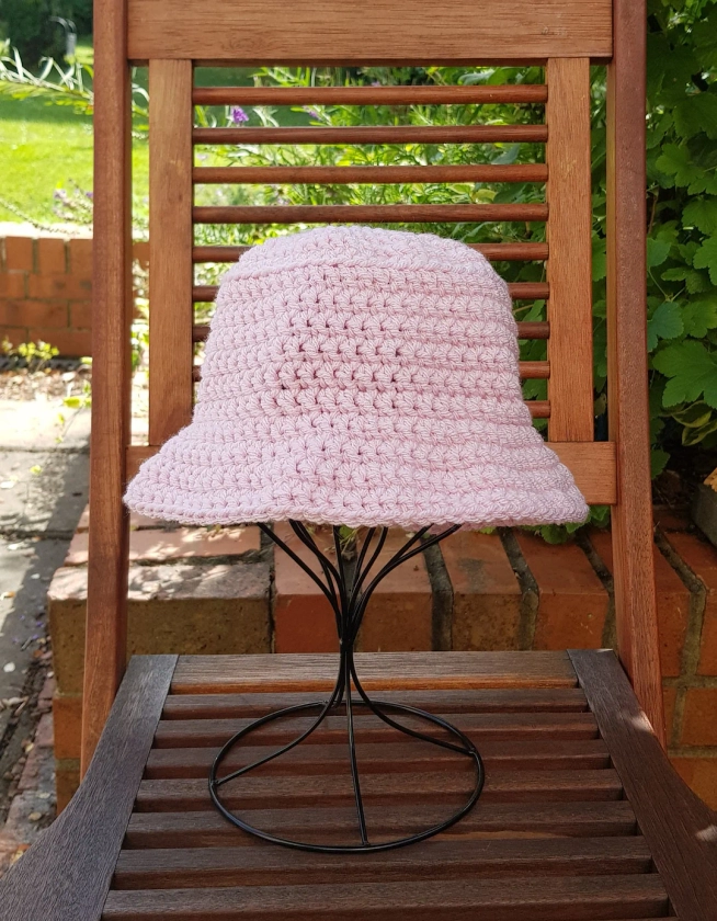 Bucket Hat, Crochet, Hot Pink, Candy Floss Pink Summer Festival Wear, Barbiecore, Adult Size, Summer Hat, Pink Bucket Hat, Candyfloss Pink - Etsy Australia